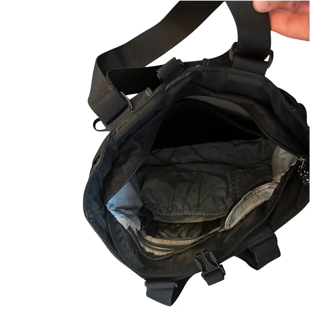 Overland Equipment Black Nylon Convertible Backpack Tote‎ Bag Utility Gorpcore